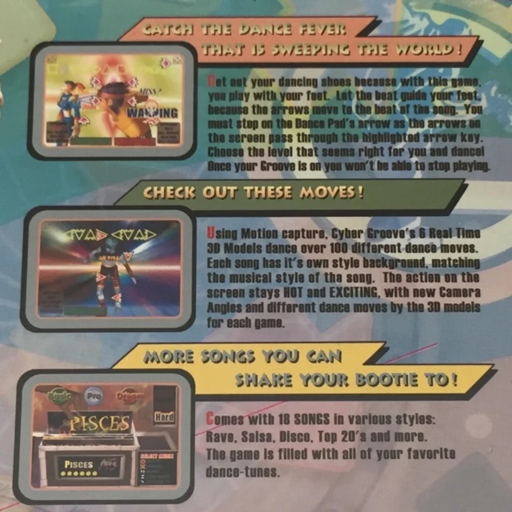 Vintage Y2K Cyber Groove So You Think You Can Dance Game
